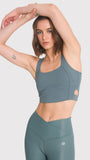 Peto Mujer Crop Top Pro Verde Bsoul
