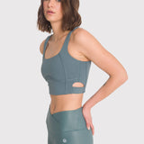 Peto Mujer Crop Top Pro Verde Bsoul
