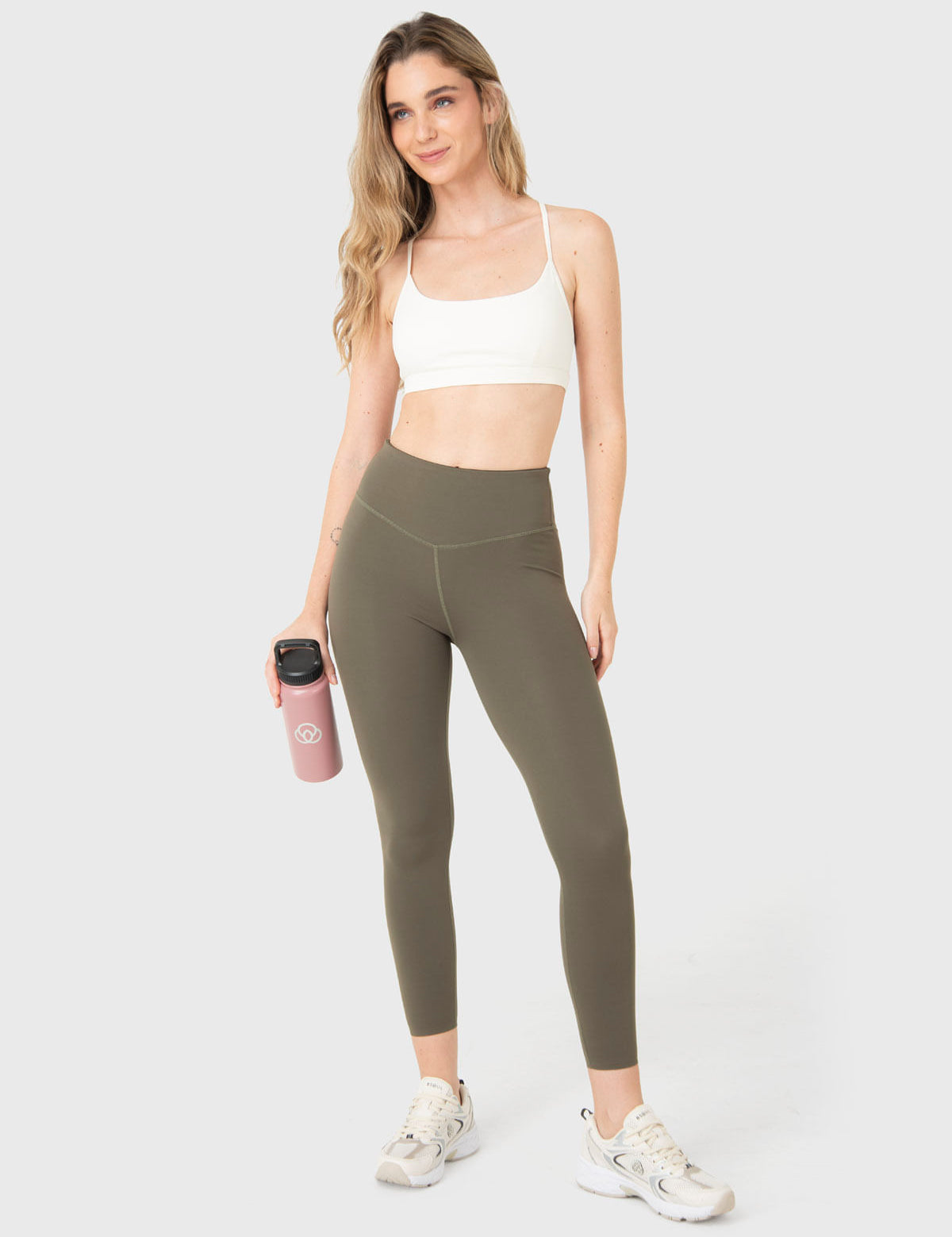 Calza Mujer Ankle Leg Emma Verde Oscuro Bsoul