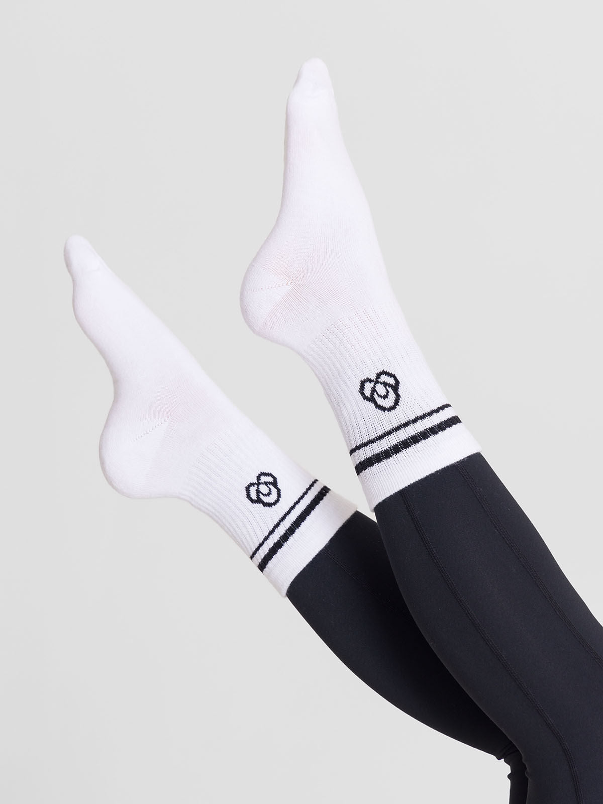 Calcetin Mujer 2 Pack Quarter Blanco Bsoul