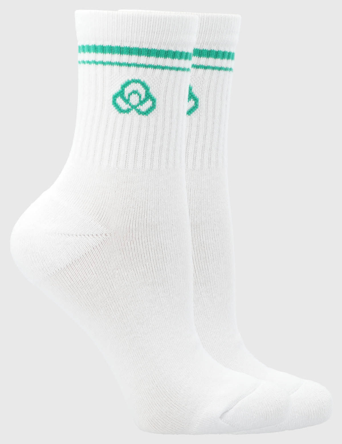 Calcetin Mujer 2 Pack Quarter Blanco Bsoul