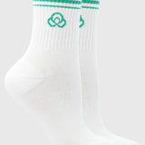 Calcetin Mujer 2 Pack Quarter Blanco Bsoul