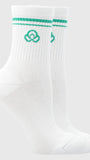 Calcetin Mujer 2 Pack Quarter Blanco Bsoul
